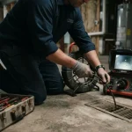 repair collapsed air ducts in slab