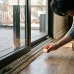 sliding glass door leaking air diagnosis