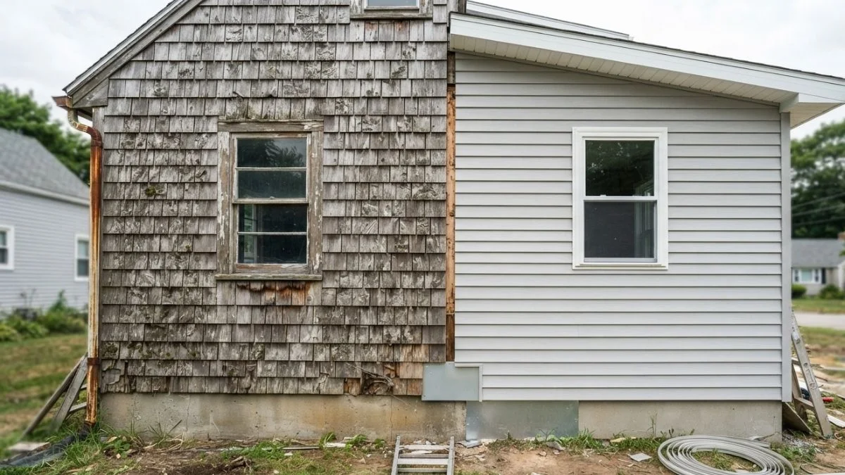 vinyl siding over cedar shingles installation