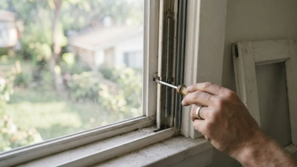 winding spiral spring balance screwdriver